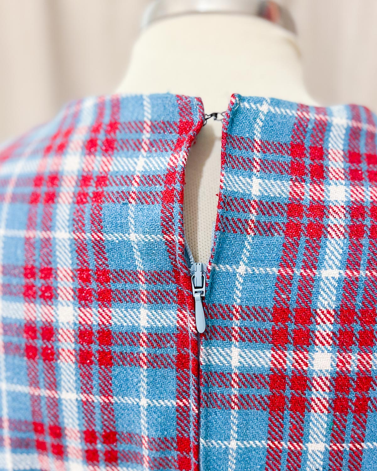 Vestitio Vintage a Quadri - L