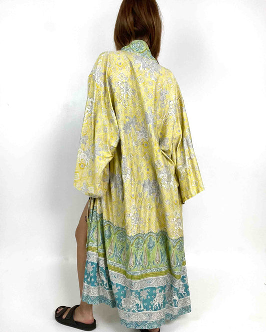 Bassetti Kimono Giallo in Cotone Taglia L
