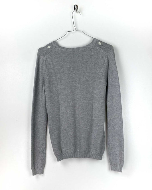 Tommy Hilfiger Maglia a Pois con Scollo a V Taglia XS