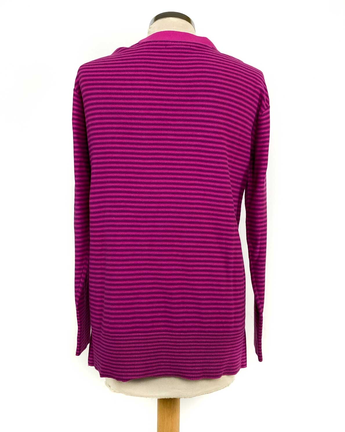 Tommy Hilfiger Golf a Righe con Scollo a V Taglia M