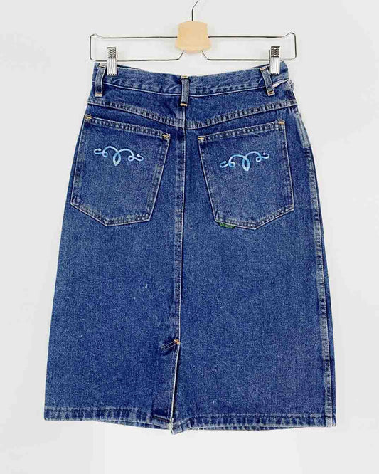 Gonna in Jeans Taglio Dritto Taglia 42