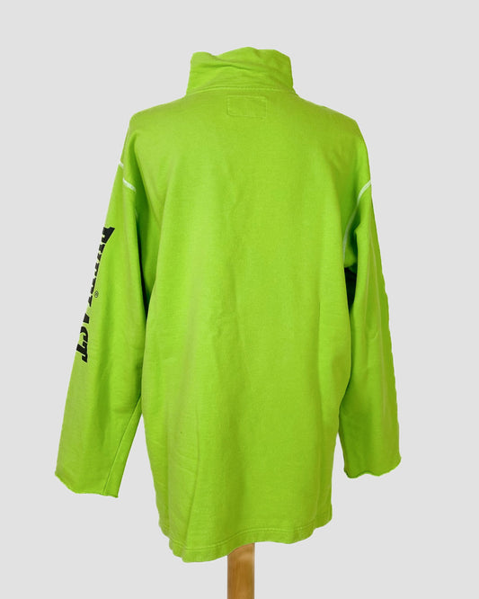 Everlast Felpa Lime Quarter Zip Size M
