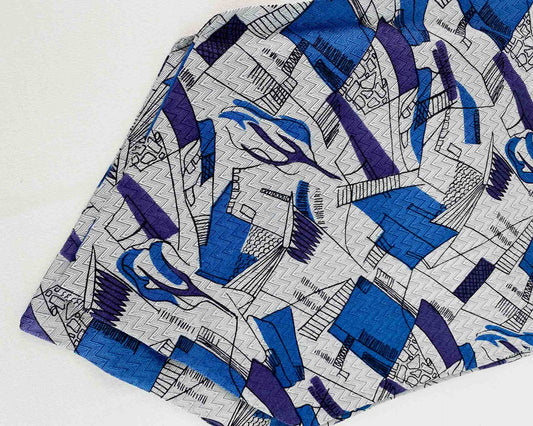 Cravatta Ascot in Seta con Fantasia