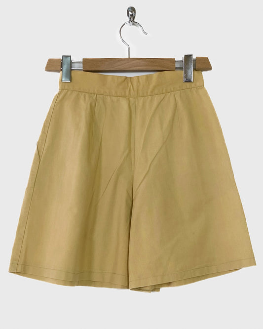 Chino Shorts Alta Vita con Pinces Taglia 42