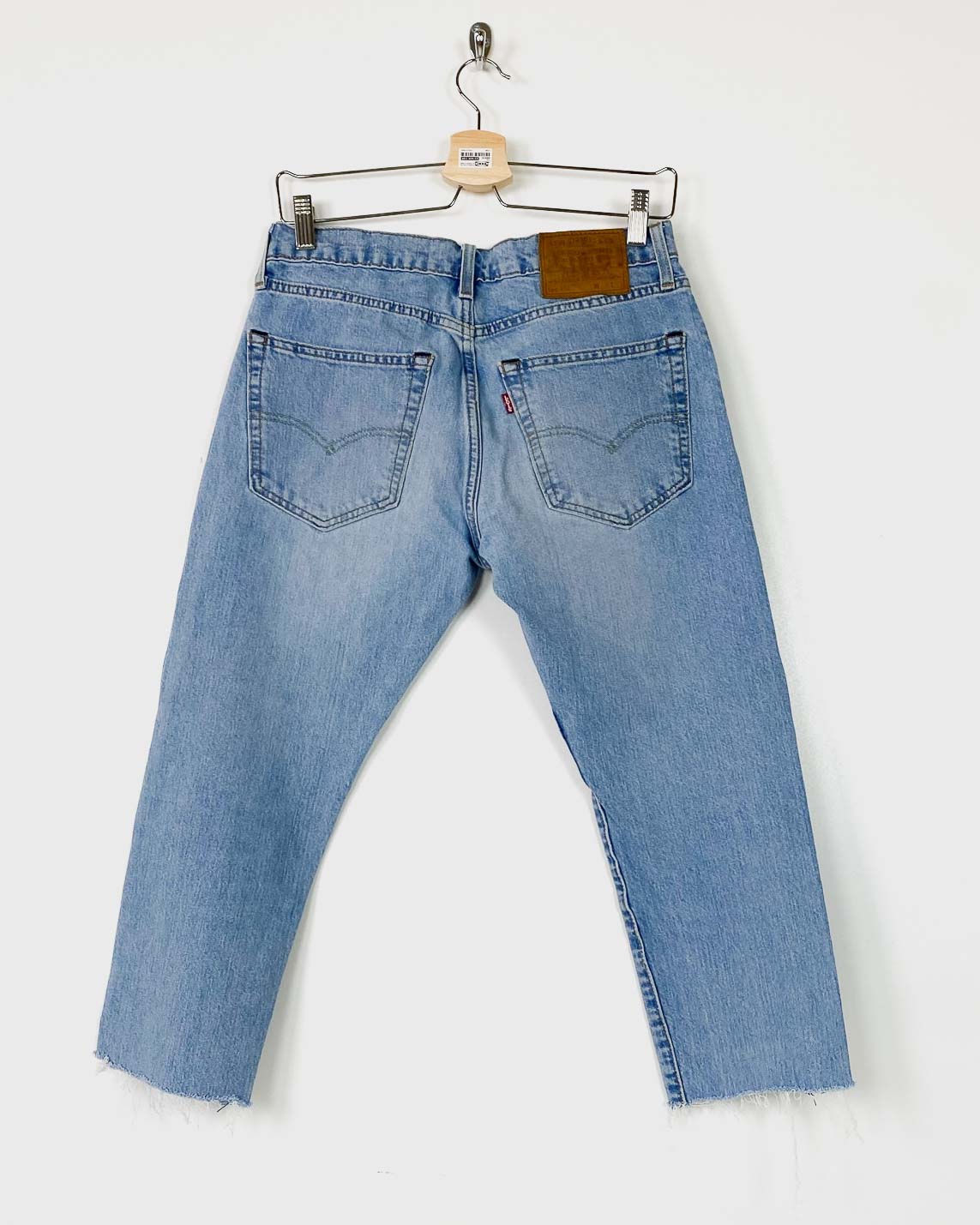 Levis 512 Crop Jeans in Light Tone Taglia 44