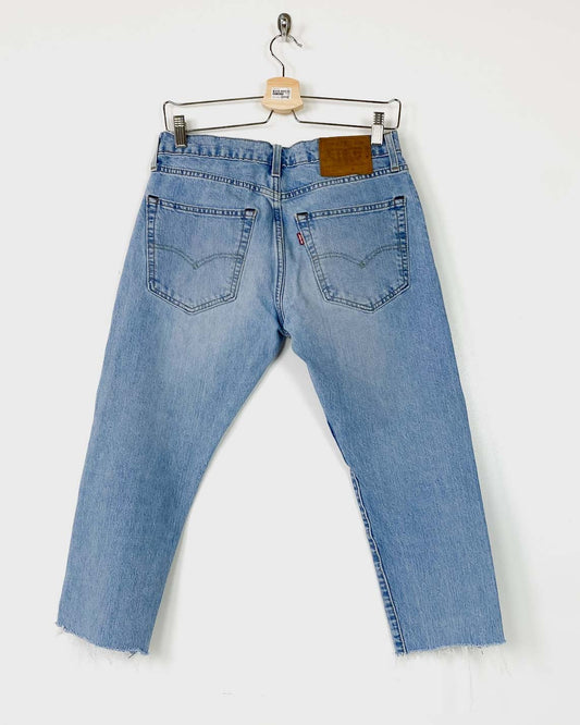 Levis 512 Crop Jeans in Light Tone Taglia 44