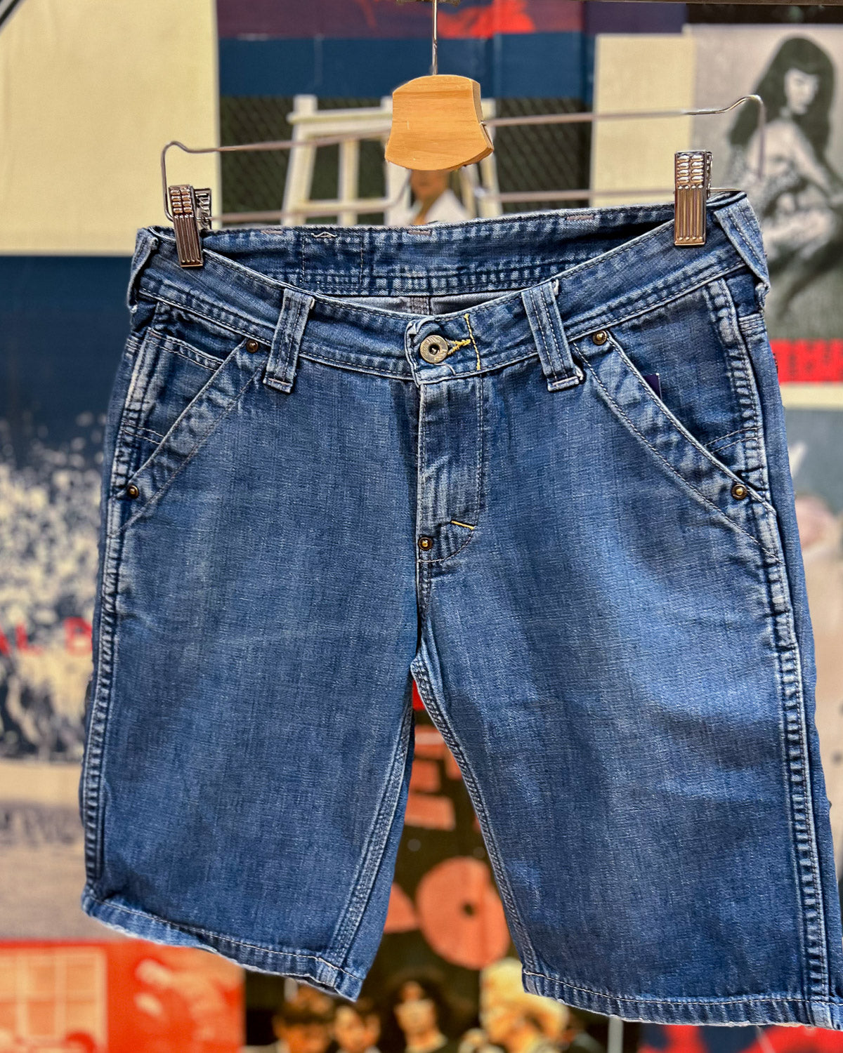 Lee Bermuda in Denim y2K - XS