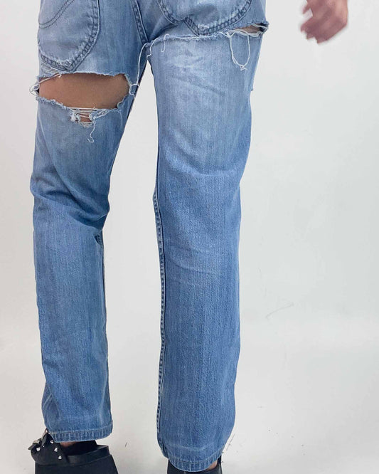 Lee -Jeans Rework and Destroy Taglia 44
