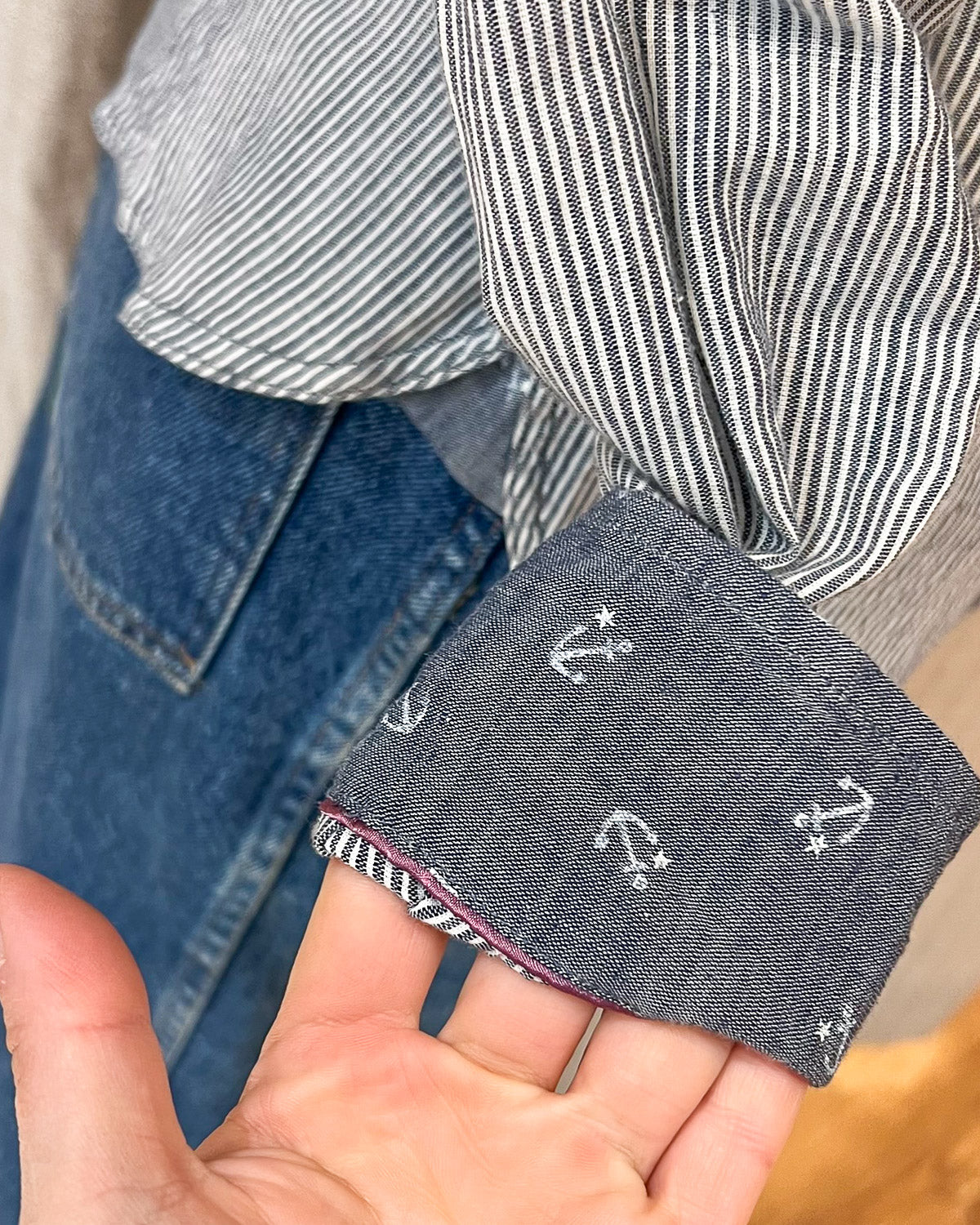Tommy Hilfiger Camicia Fitted con Balze Taglia XS