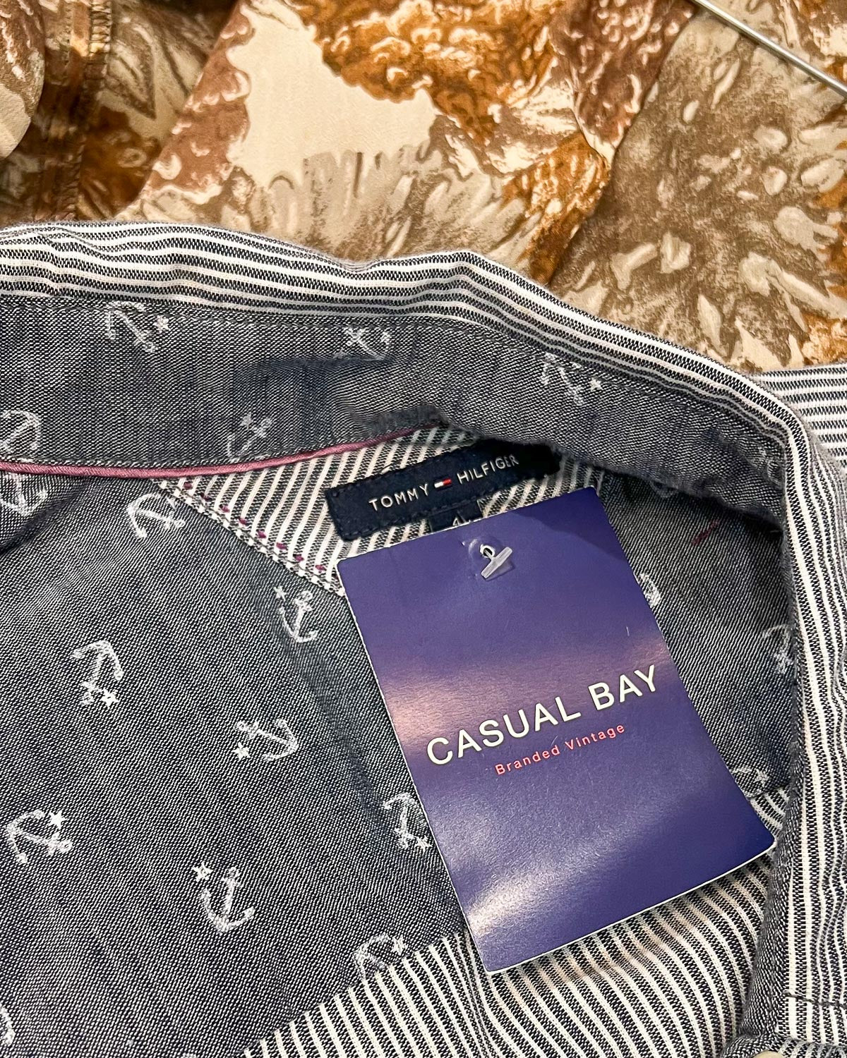 Tommy Hilfiger Camicia Fitted con Balze Taglia XS