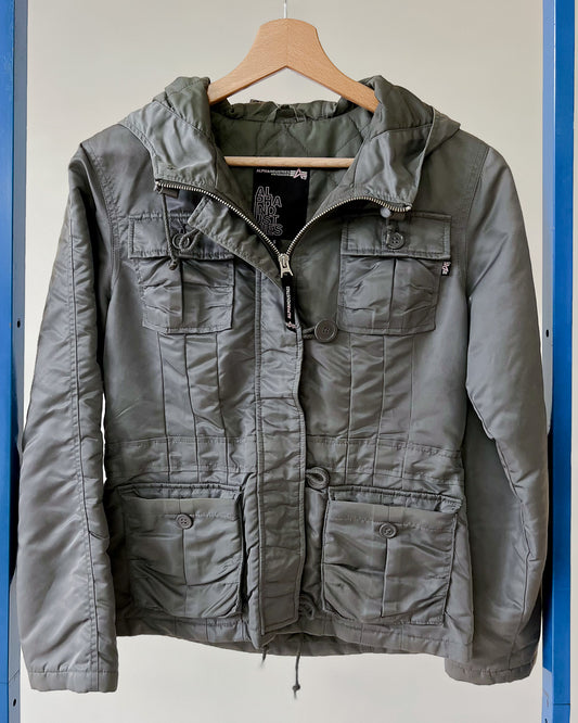 Alpha Ind. - Giubbino con Cappuccio - S