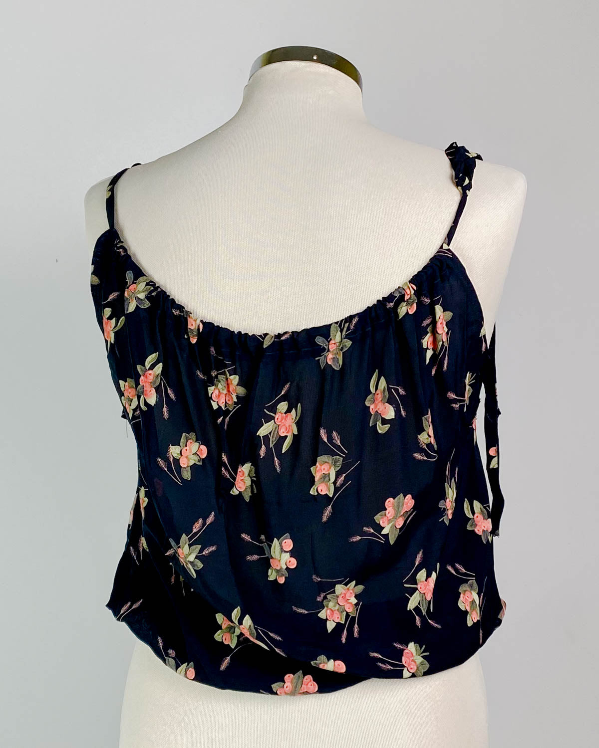 Top A Fiori Vintage Taglia M
