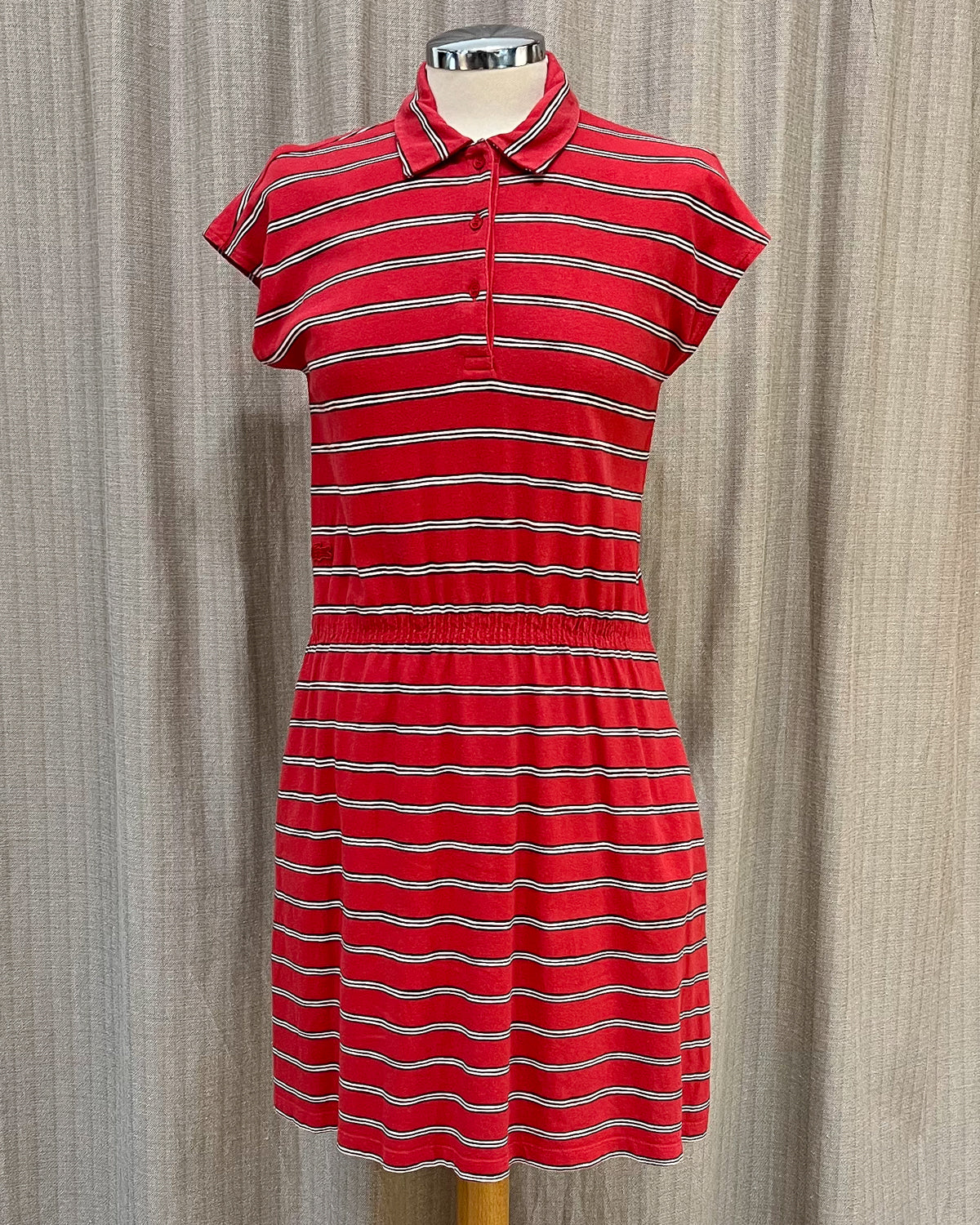 Lacoste - Vestito Lungo In Misto Cotone Taglia M