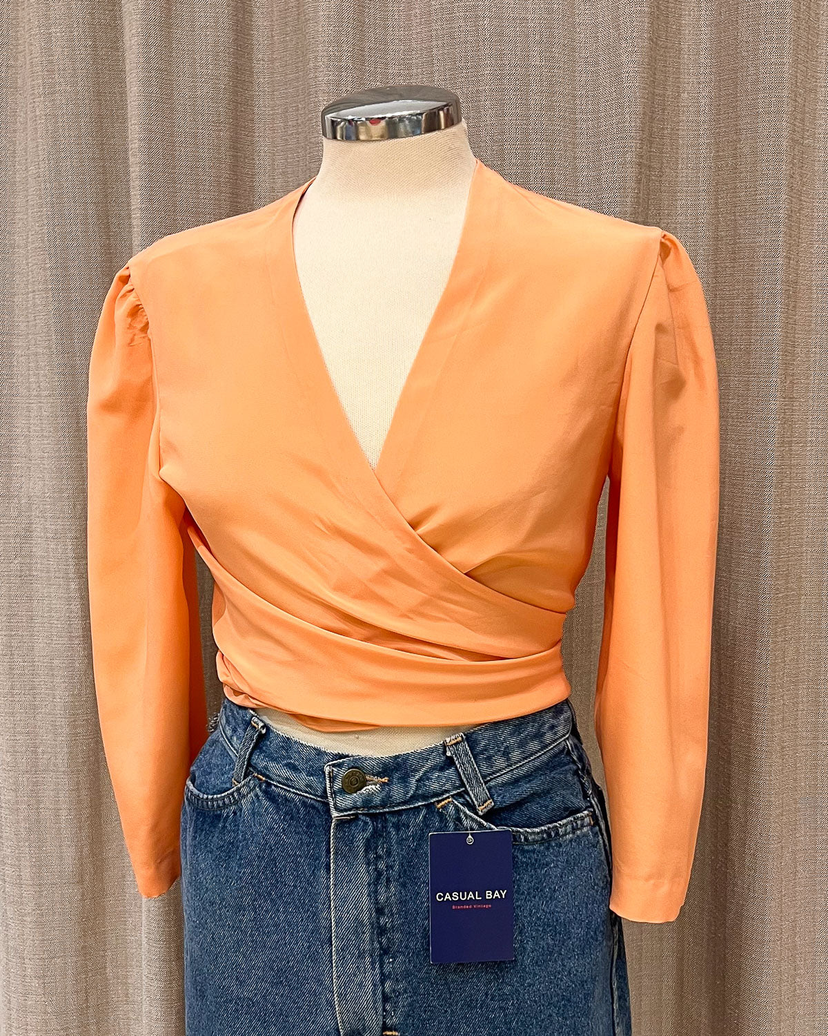 Blusa Rosa Ad Intreccio Taglia XL