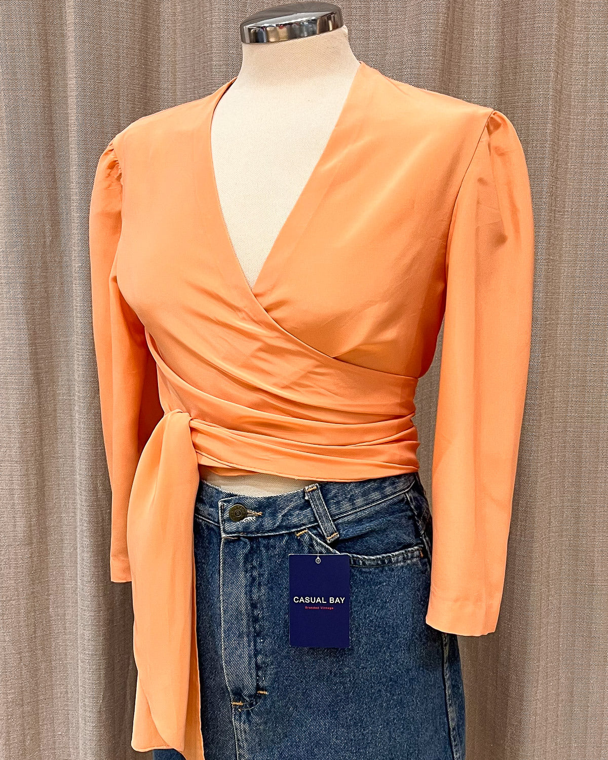 Blusa Rosa Ad Intreccio Taglia XL