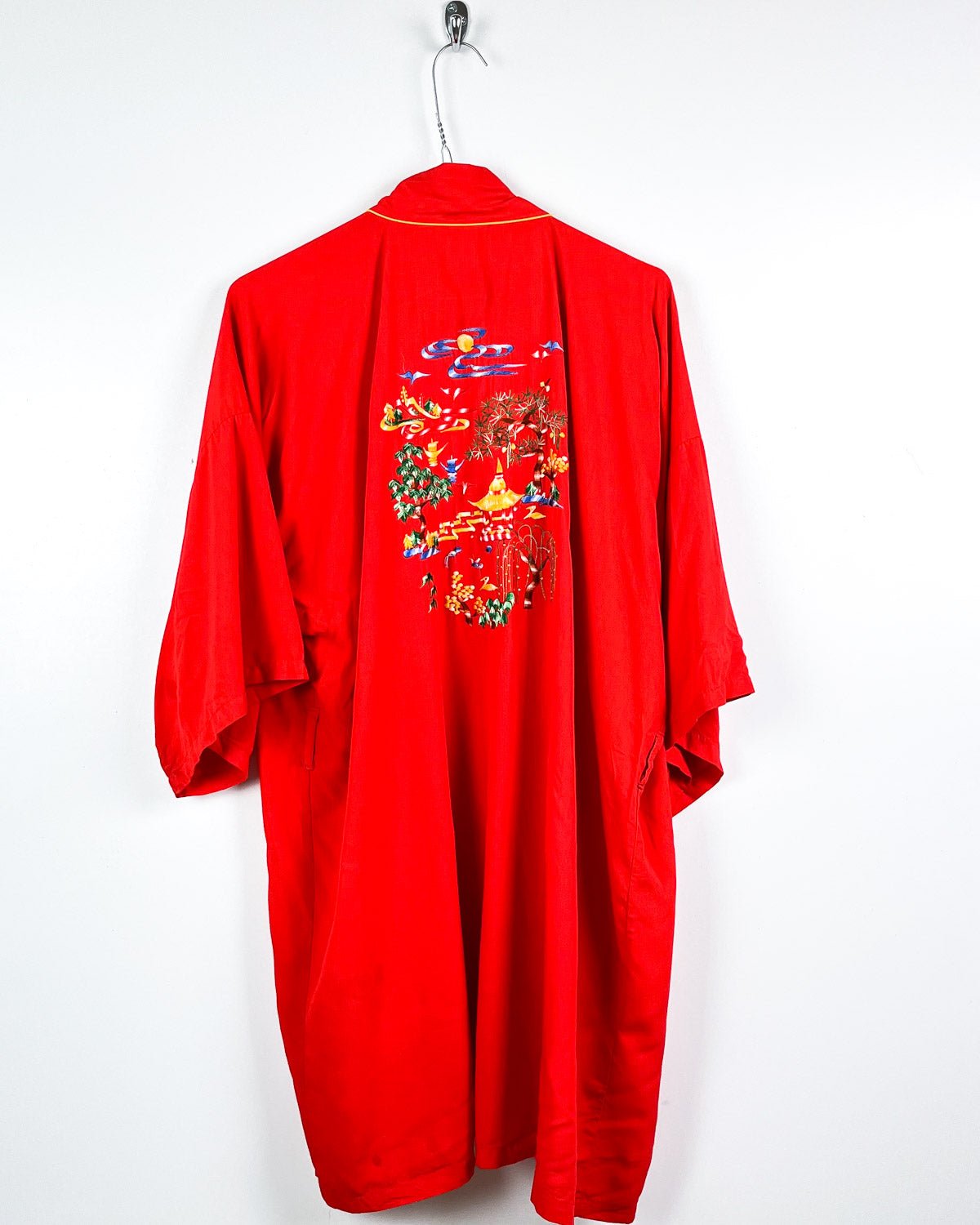 Kimono Con Ricami Sul Retro Taglia L