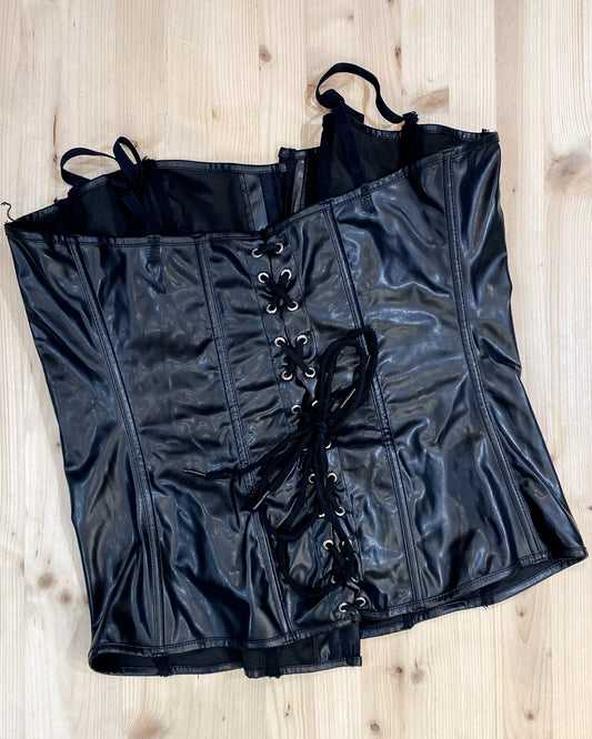 Corsetto Simil Pelle Taglia L