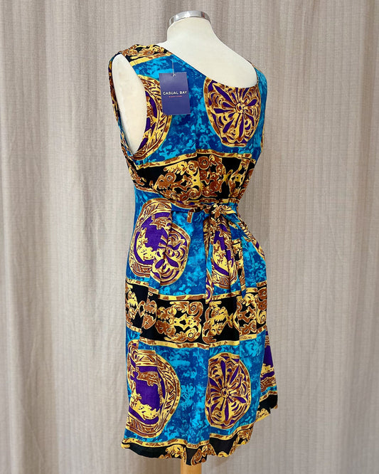 Vestito Con Nodo In Vita Taglia M