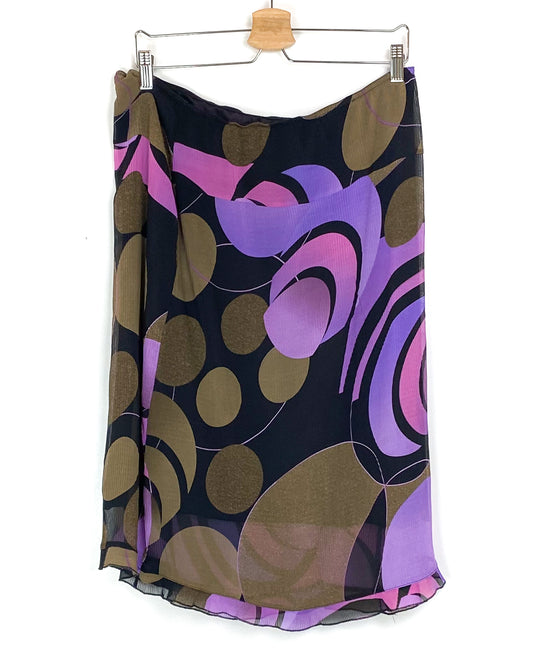 Gonna A Fantasia Vintage Taglia L