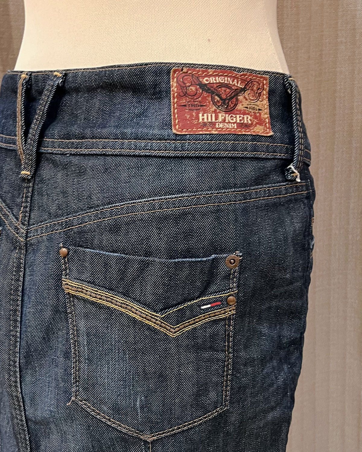 Gonna In Denim Con Bottoni - L