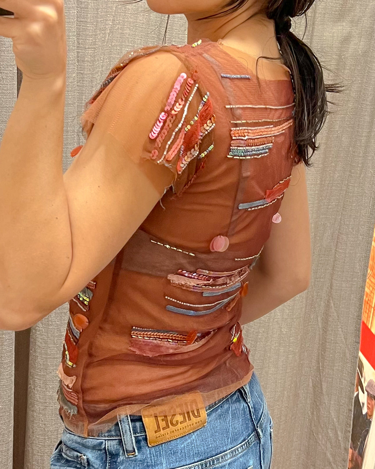 Blusa A Fiori Vintage - L