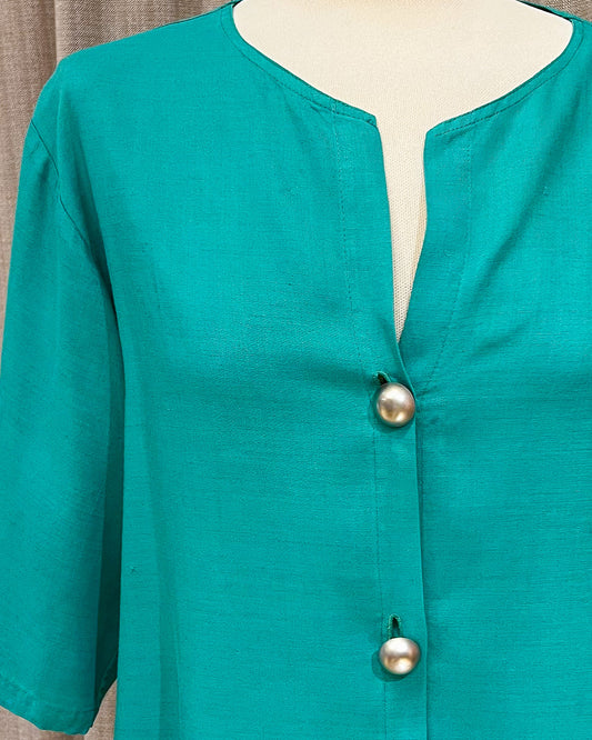 Blusa Vintage In Lino L