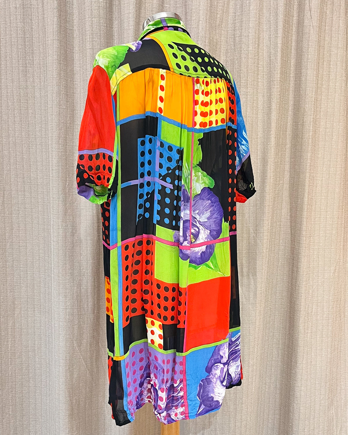 Blusa A Fantasia Made In Italy M