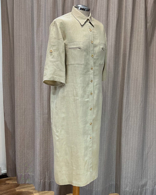 Vestito Vintage In Lino - XL