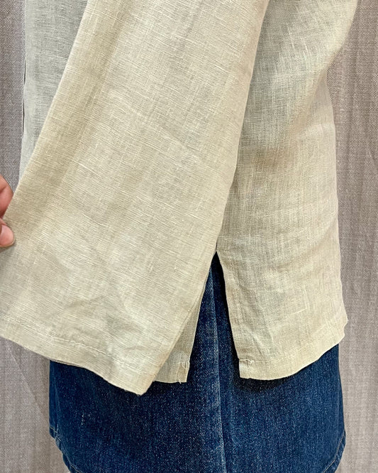 Camicia In Lino Basic S