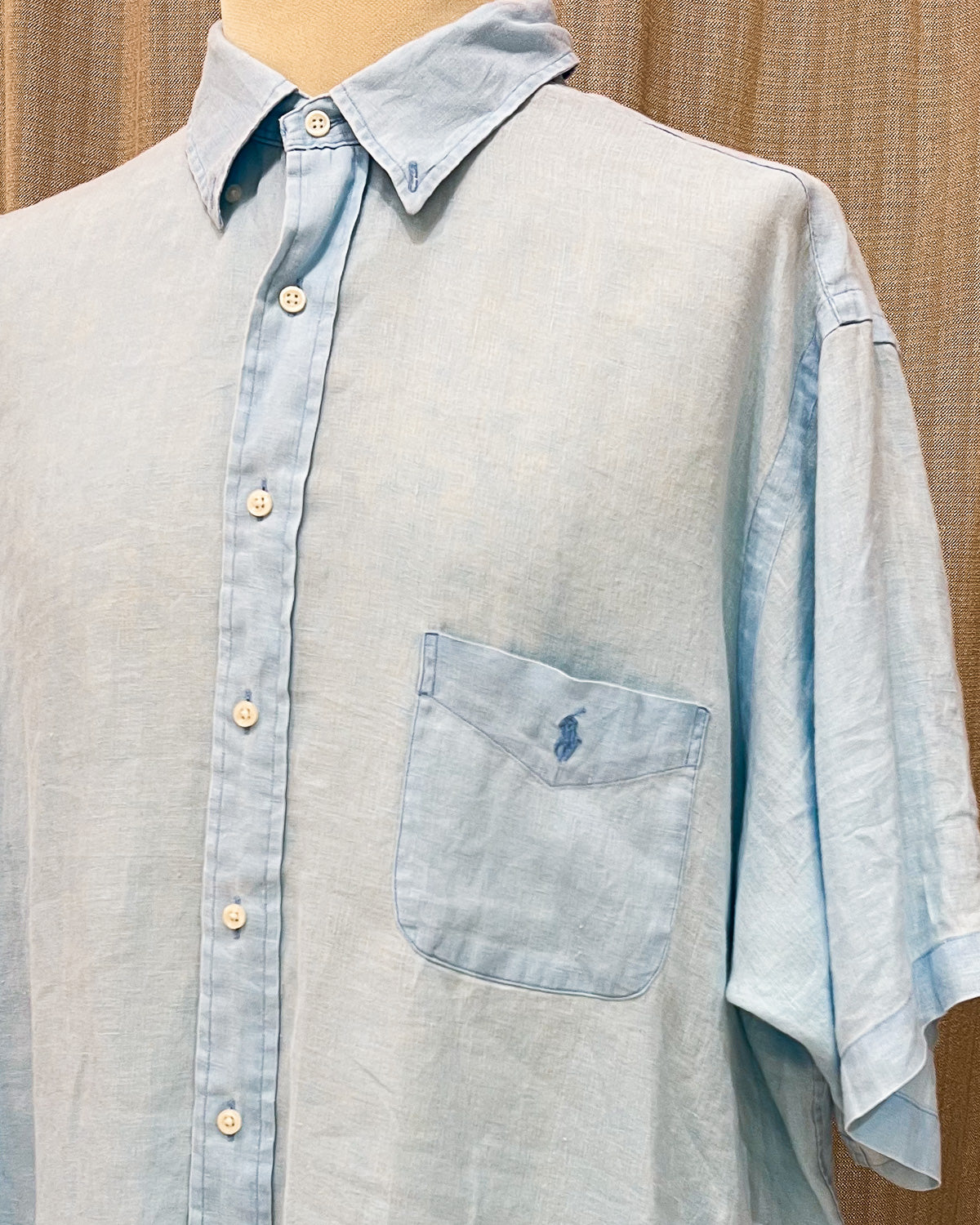Ralph Lauren Camicia In Lino 2XL