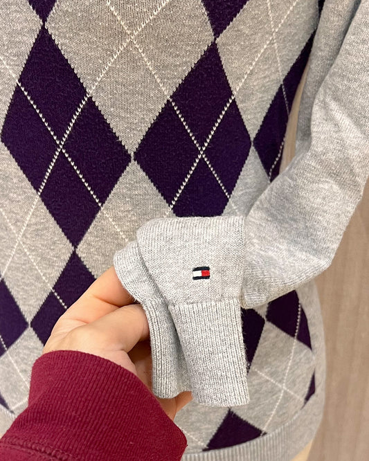 Tommy Hilfiger - Maglione A Rombi - XS