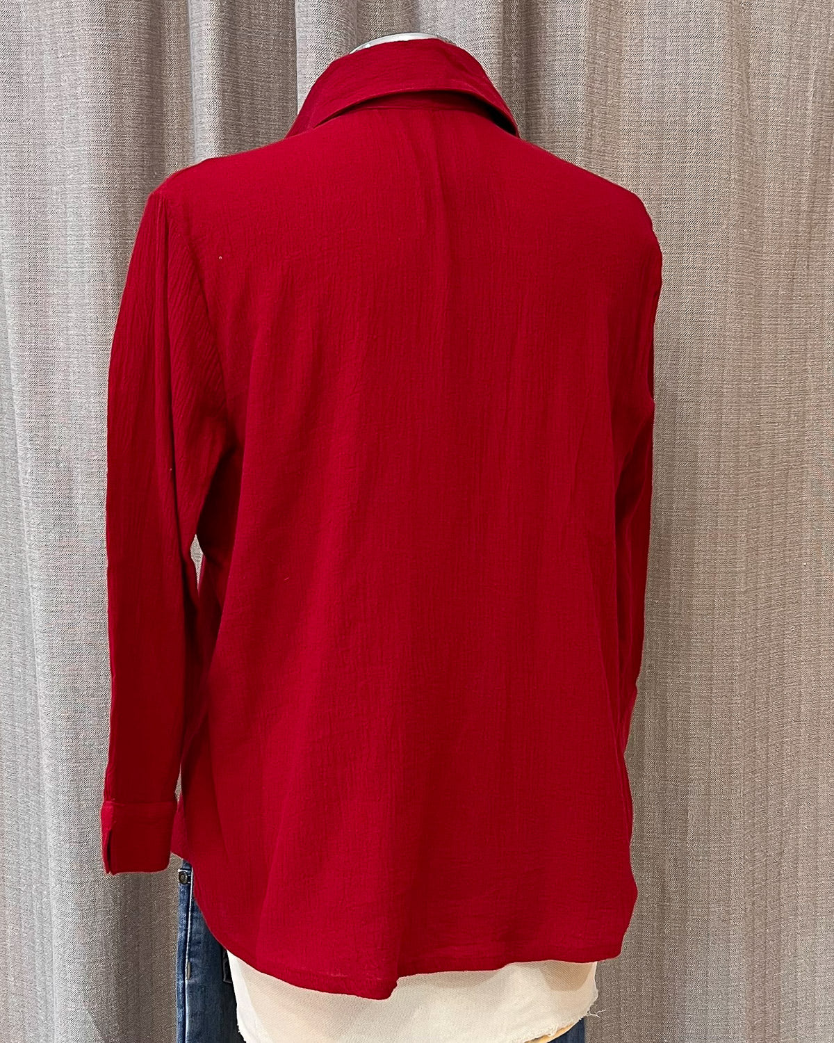 Blusa Vintage Con Ricami - M