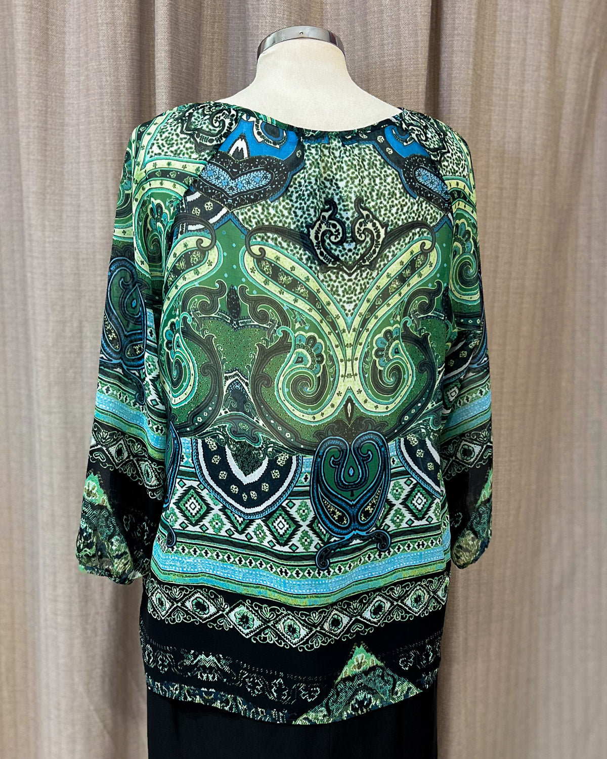 Blusa A Fantasia Vintage - M
