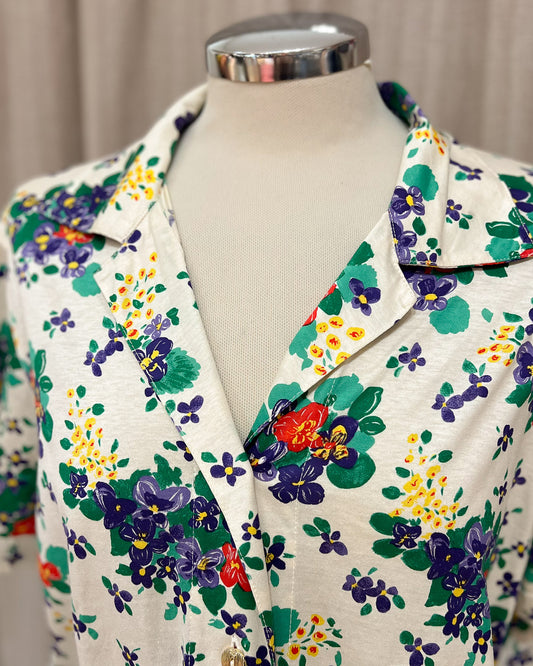 Blusa Con Bottoni Gioiello - M/L