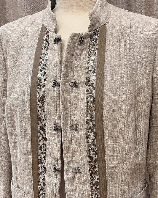 Blazer In Lino Marella - L