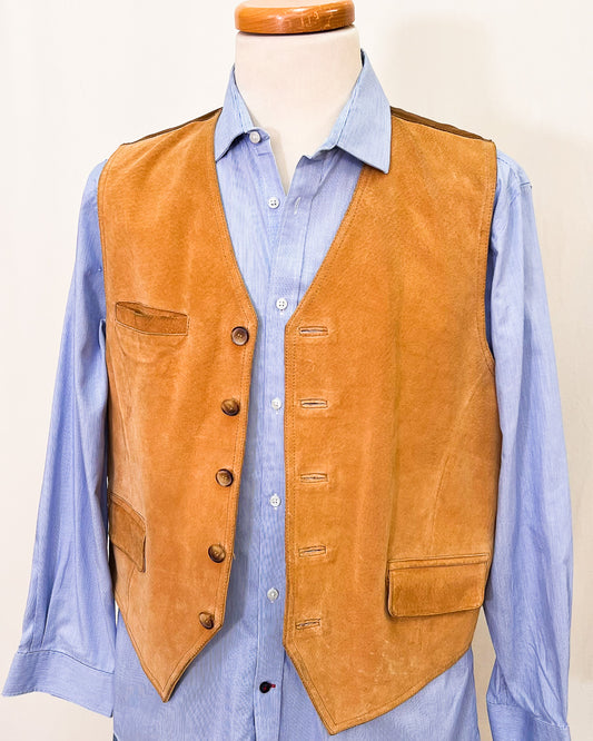 Quicksilver - Gilet In Pelle Con Ricamo - L