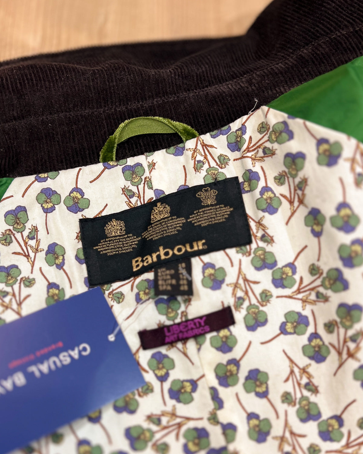 Barbour Giacca Flyweight Liberty L