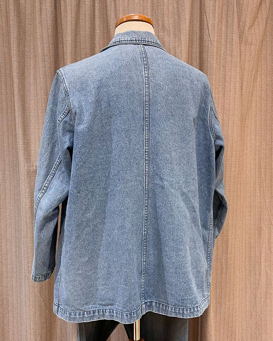 Giacca Di Jeans Vintage Con Tasche - L/XL