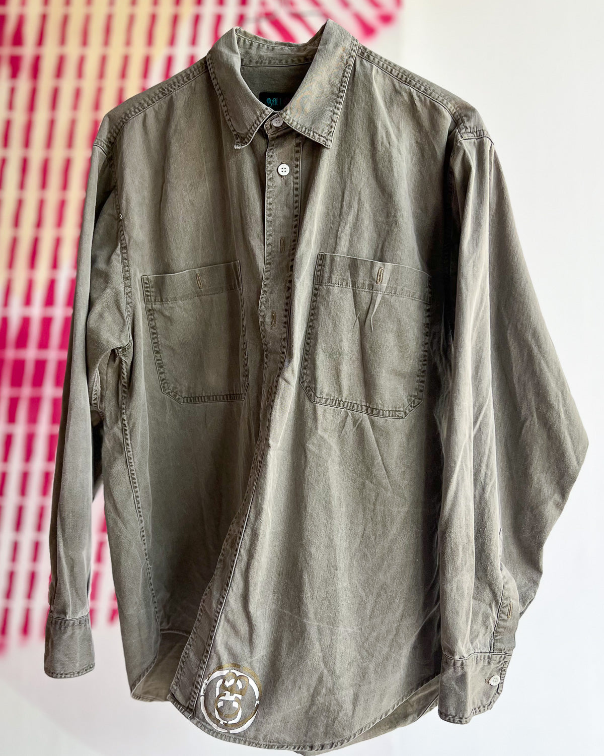 Camicia Vintage Olive Green M