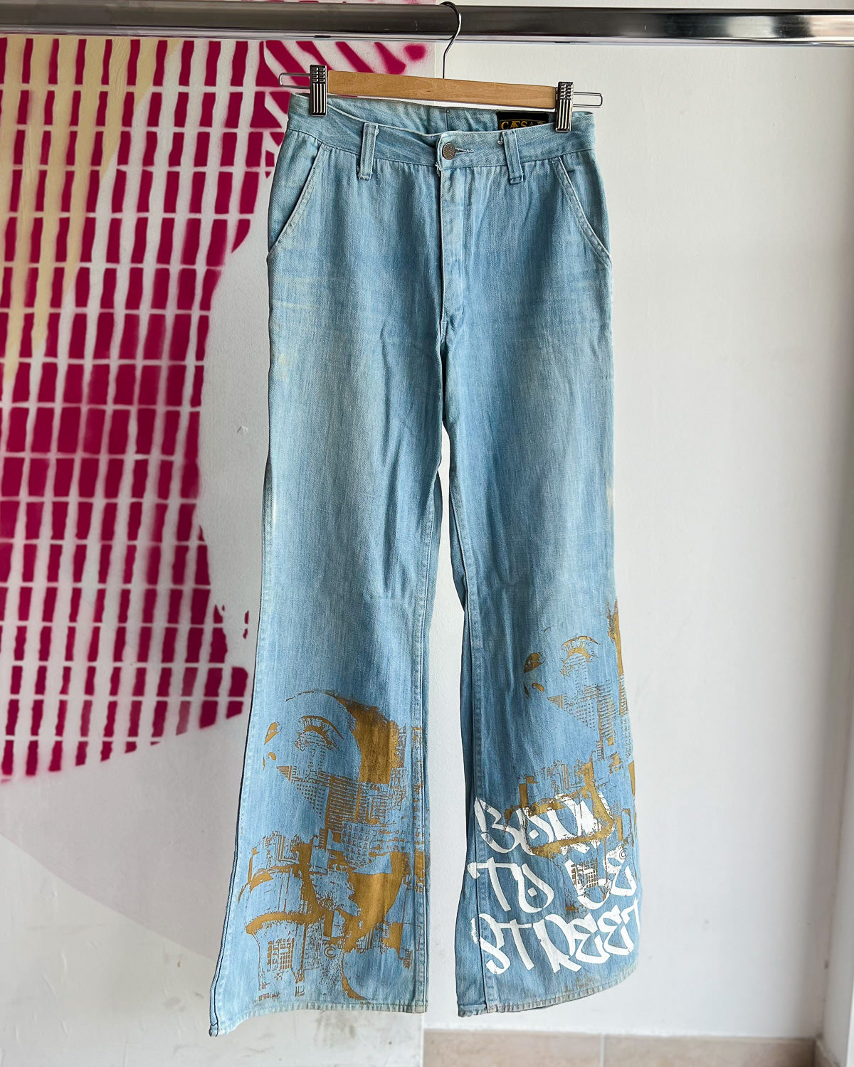 AIP Jeans Wide Leg Custom S