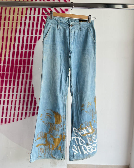 AIP Jeans Wide Leg Custom  S