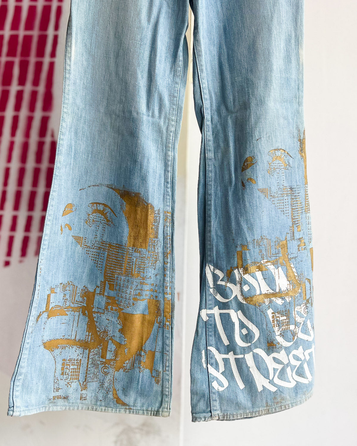 AIP Jeans Wide Leg Custom S