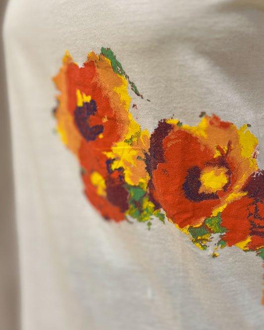 Canotta Grafica Fiori - M/L