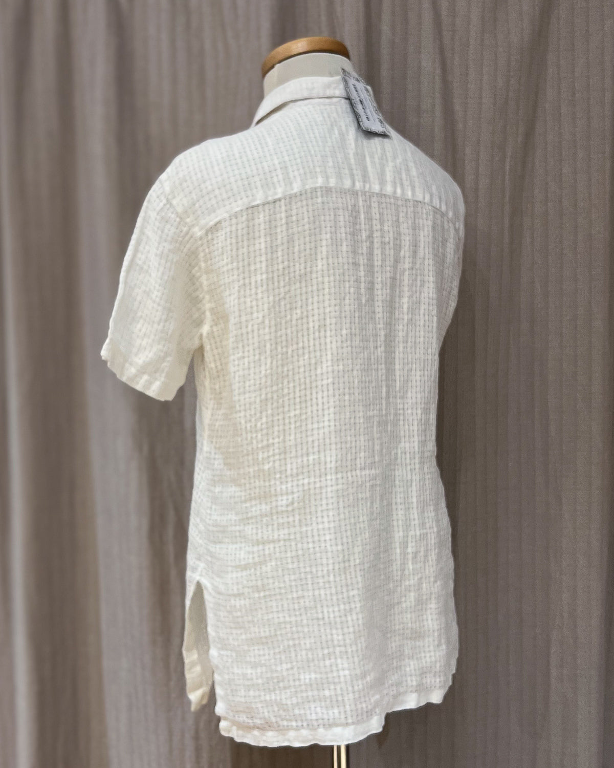 Camicia Vintage In Lino Traforata - M/L