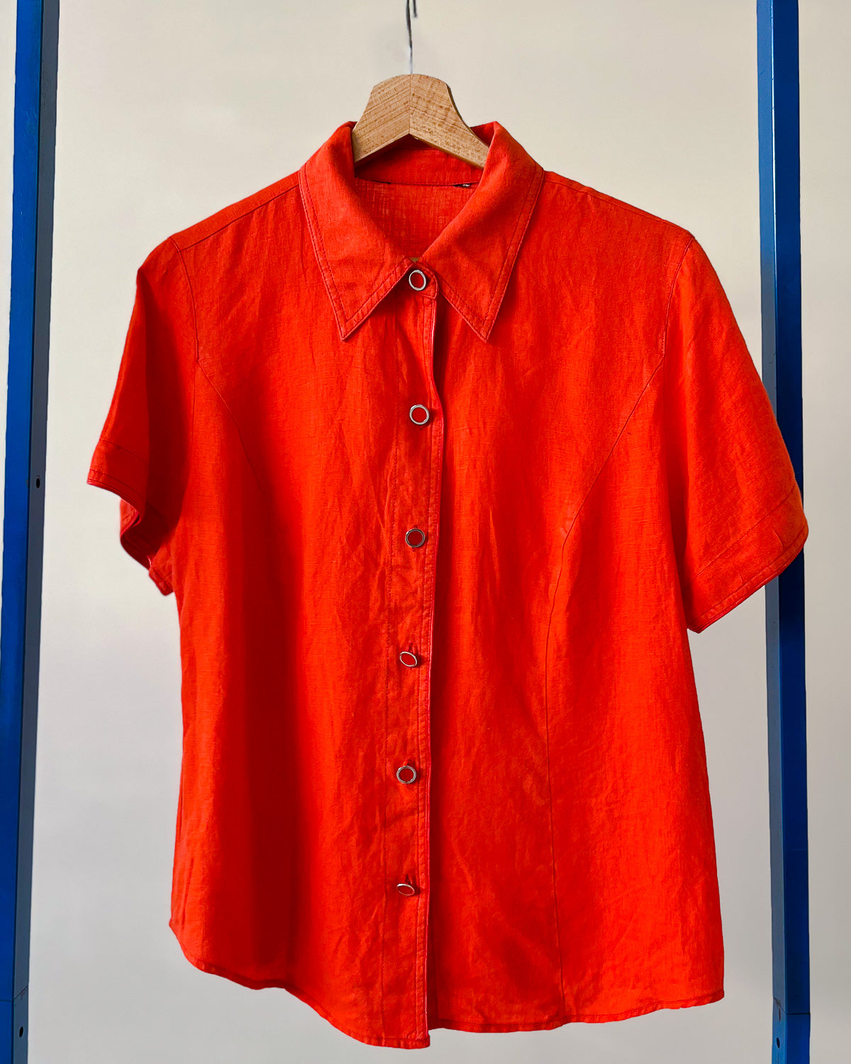 Camicia In Misto Lino Vintage - M