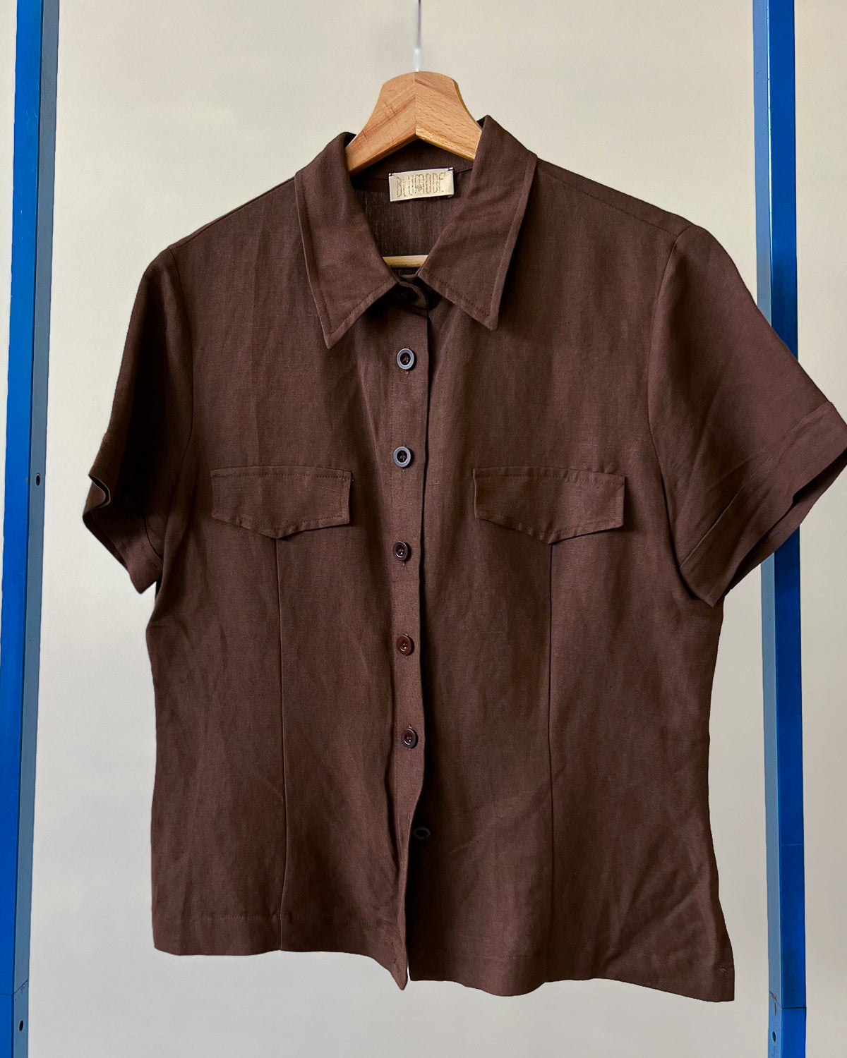 Camicia In Misto Lino Vintage - M