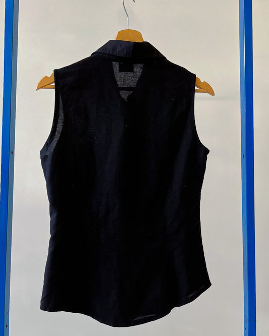 Camicia Giromanica Misto Lino - M