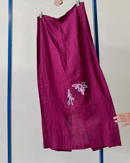 Gonna Vintage Con Fiori - M