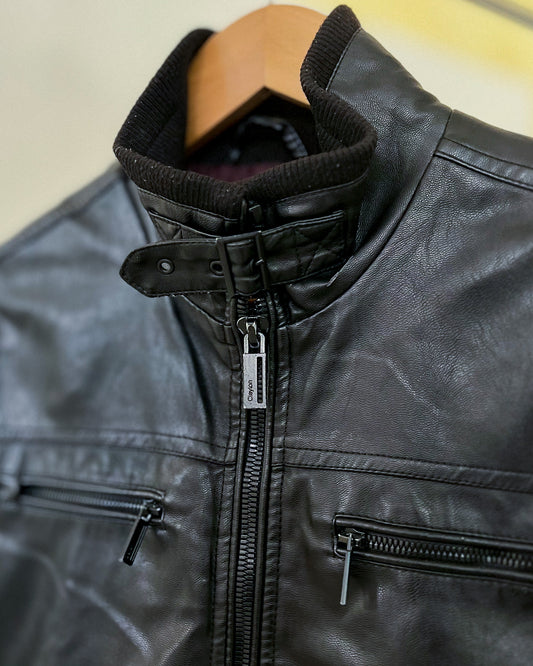 Giacca In Pelle Corta Vintage - S