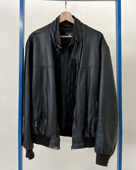 Bomber In Pelle Vintage - XL